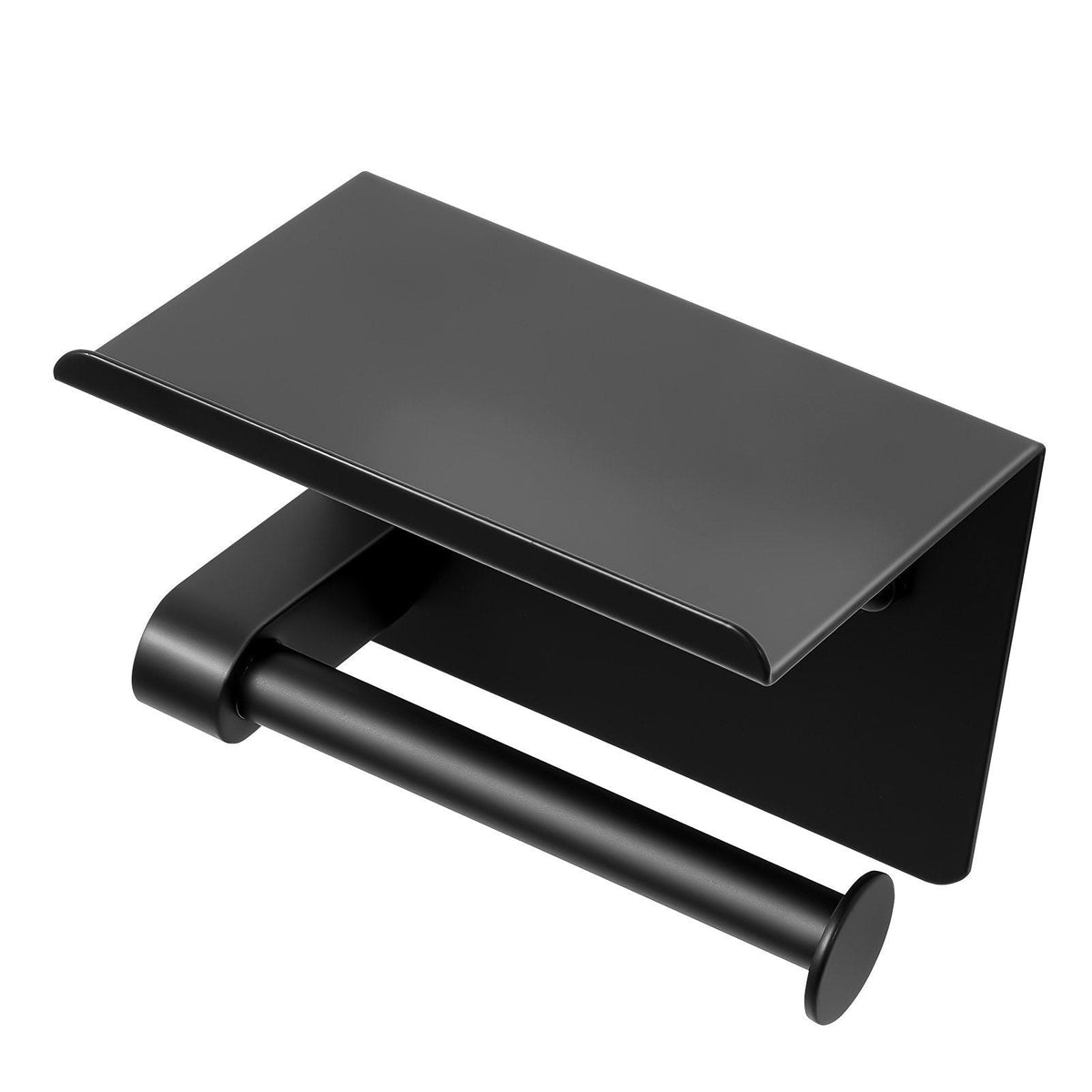 Toilet Paper Holder with Shelf Mega Rolls Wall Mounted Toilet Roll Holder