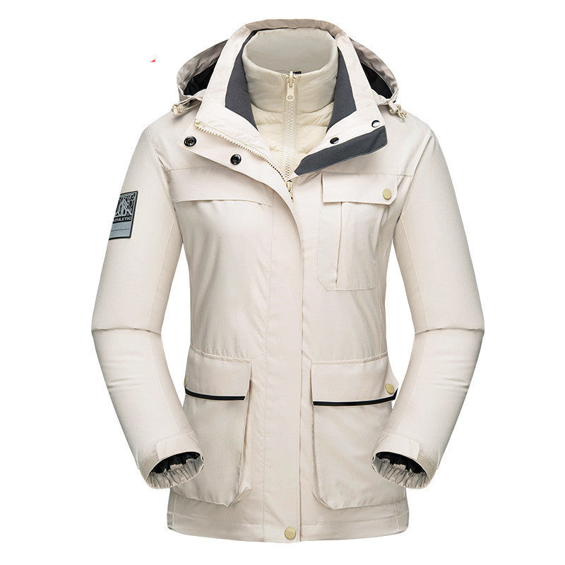 Men's and Women's Outdoor 3-in-1 Jacket for Sports