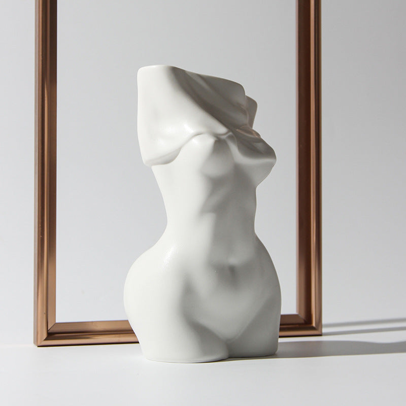 Decorative Utensils, Artist's Home, Living Room, Flower Arrangement, Female Body Art, Vase