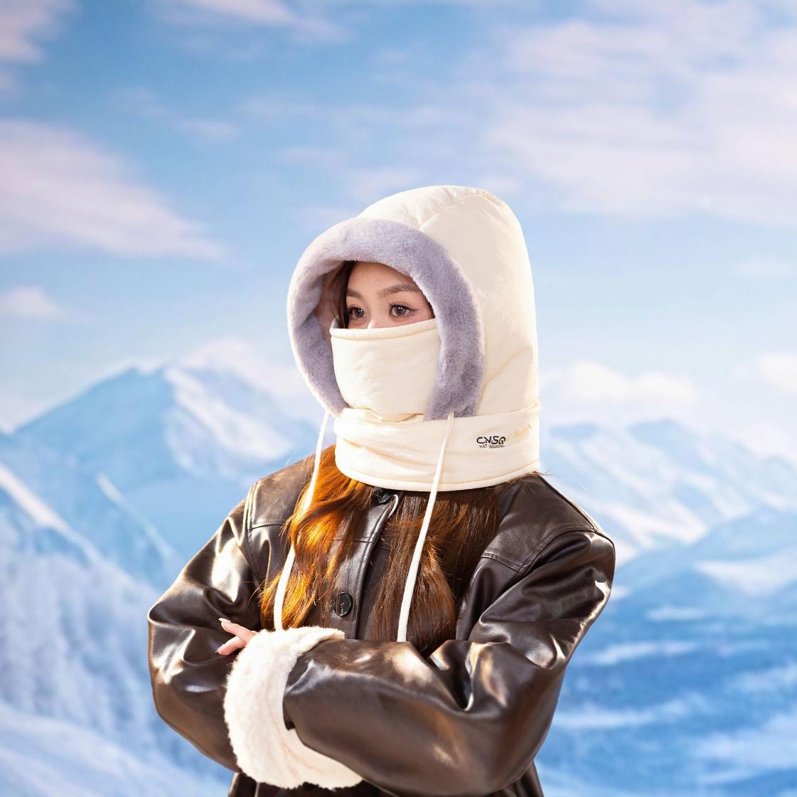 Men's Outdoor Fleece Warm Ear Protection Hat