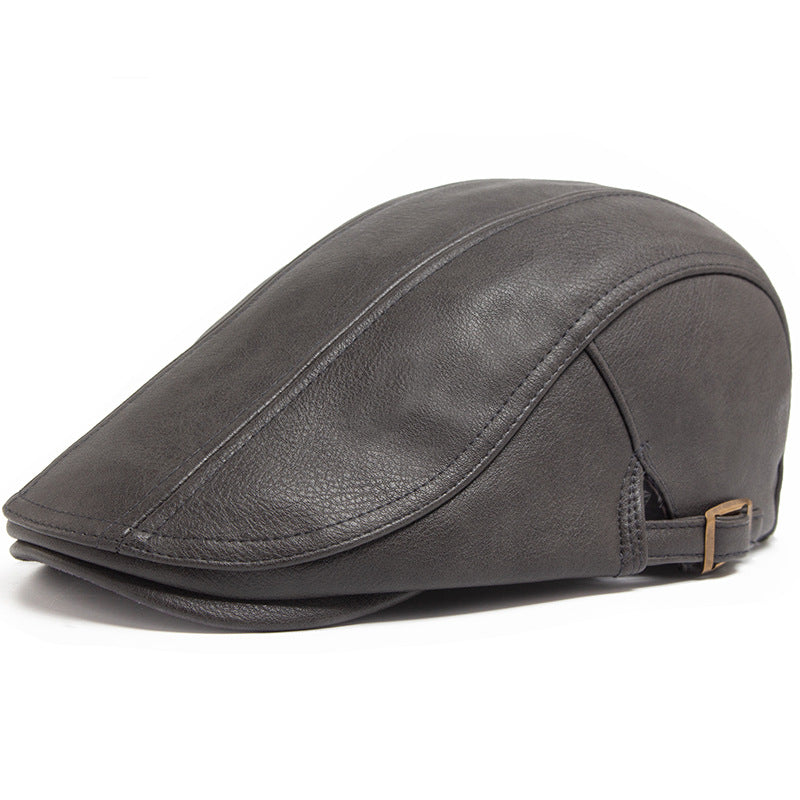 Autumn And Winter Thick Casual Peaked Cap