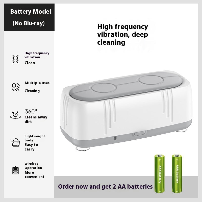 High Frequency Vibration Usb Household Multi-function Glasses Jewelry Cleaning Box