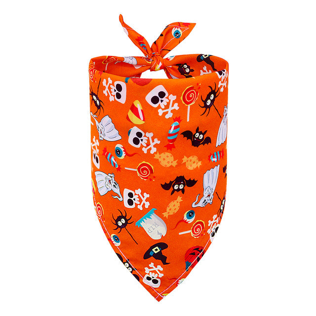 Dog Bandanas HalloweenAccessories Pet
