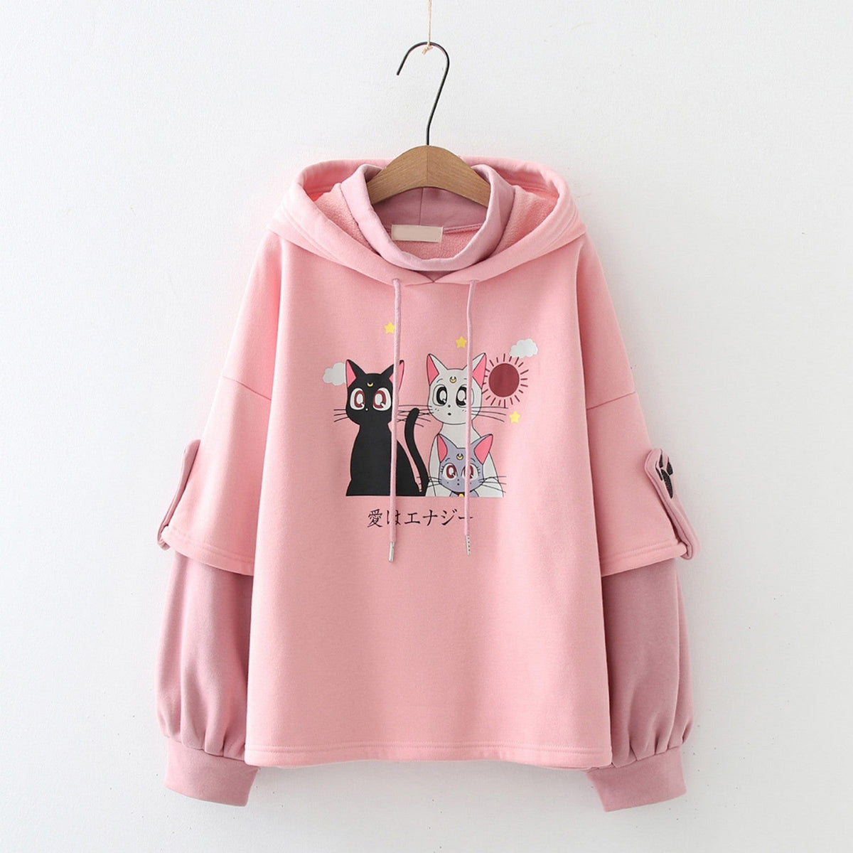 Forest Women's Autumn And Winter Clothing With Fleece Hoodie For Women