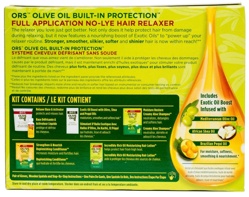 ORS Olive Oil Full Application No-Lye Hair Kit, Normal