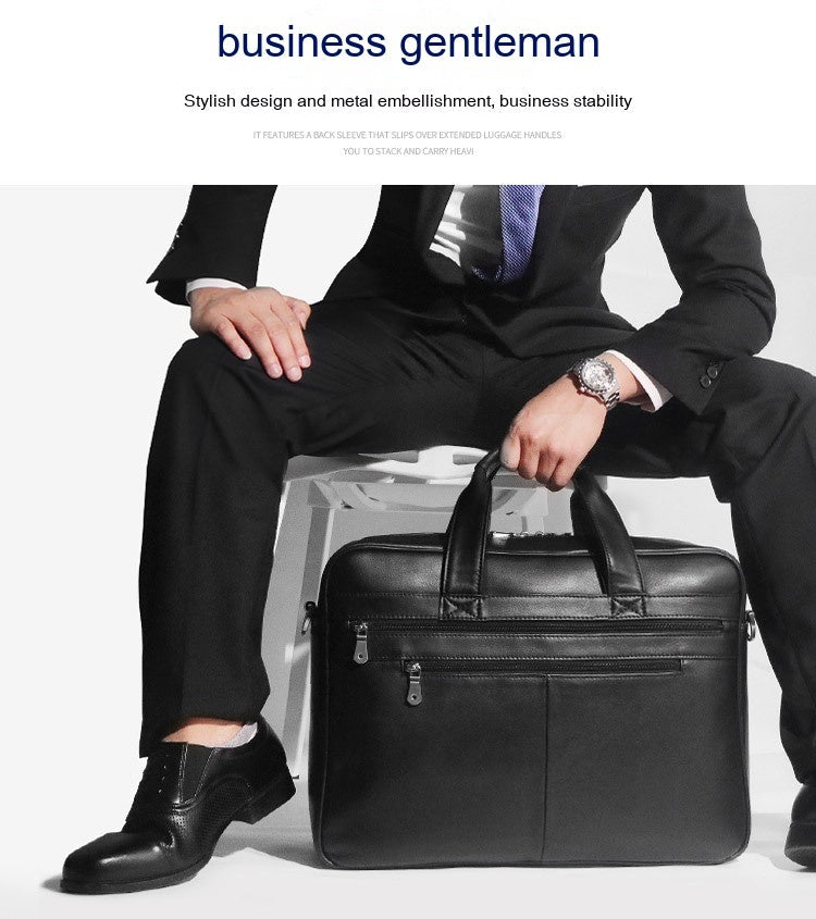 Men's Napa Leather Briefcase