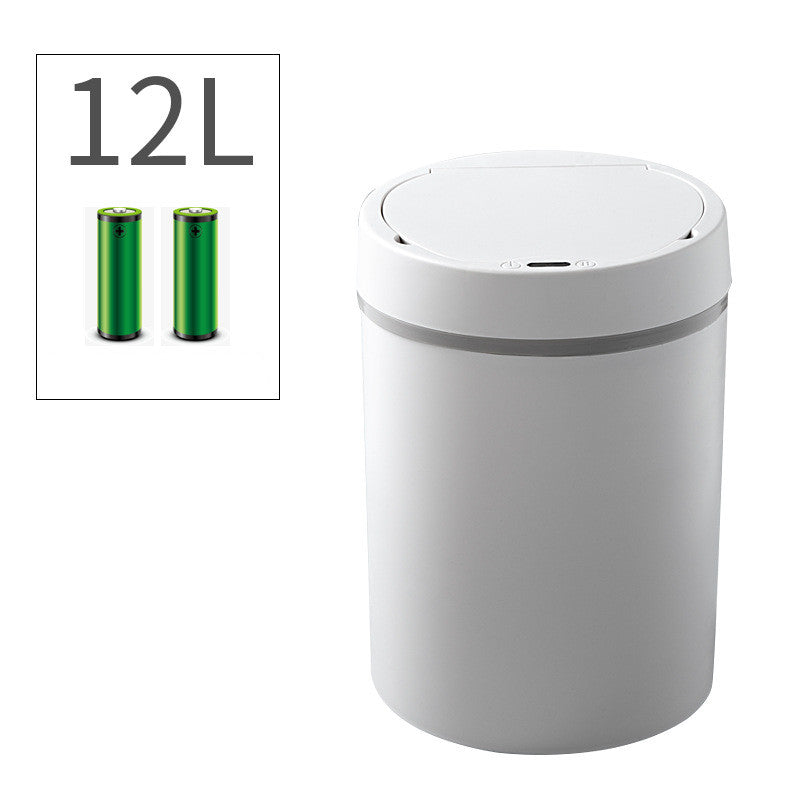 Waterproof Sanitary Bucket Creative Automatic Plastic Paper Basket With Lid