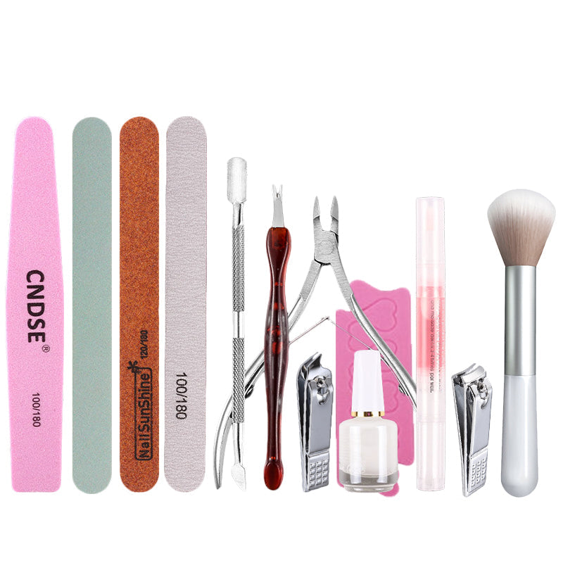 Nail Art Tool Set Decoration Nail File Polishing Strip Polishing Nail Sand Strip Exfoliating Scissors