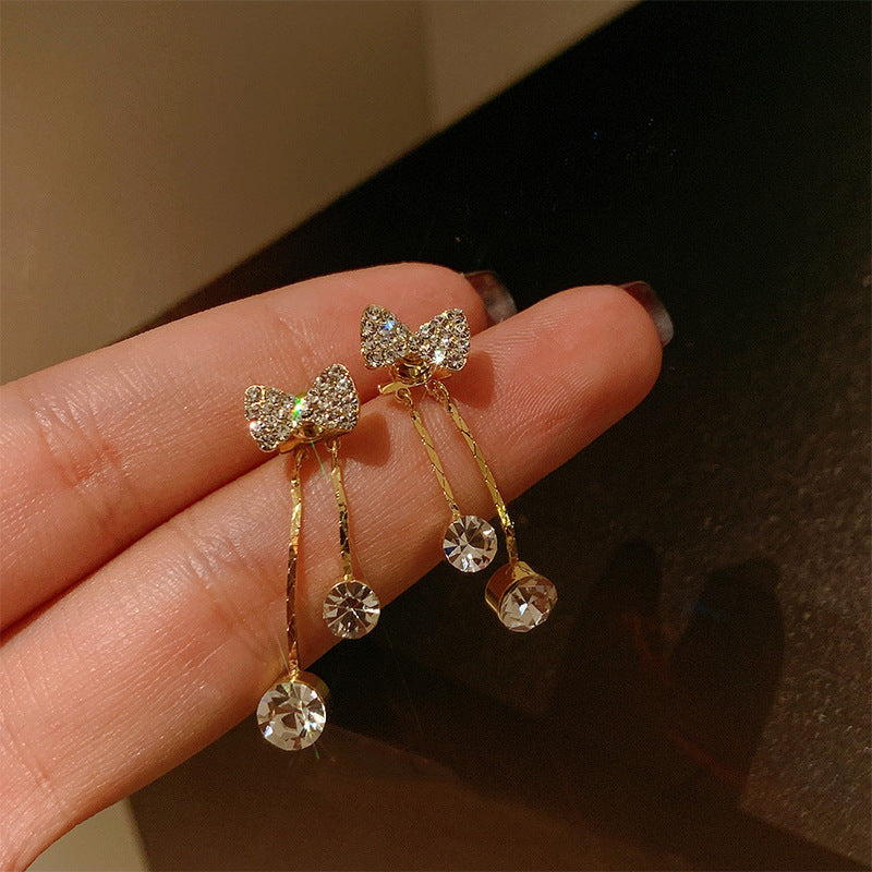 Bow Tassel Fashion Earrings