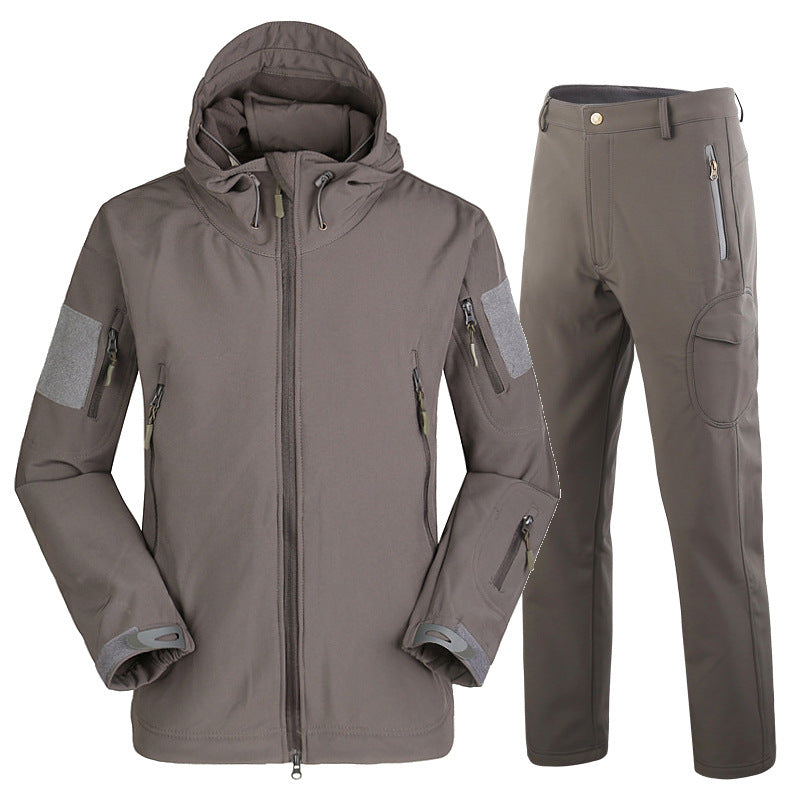 Men's Waterproof Camouflage Fishing Jacket and Pants Set