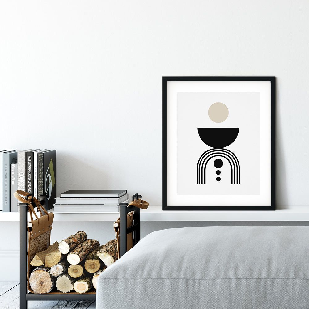 Mid Century Modern Art Print | Home Decor | Kitchen + Metal