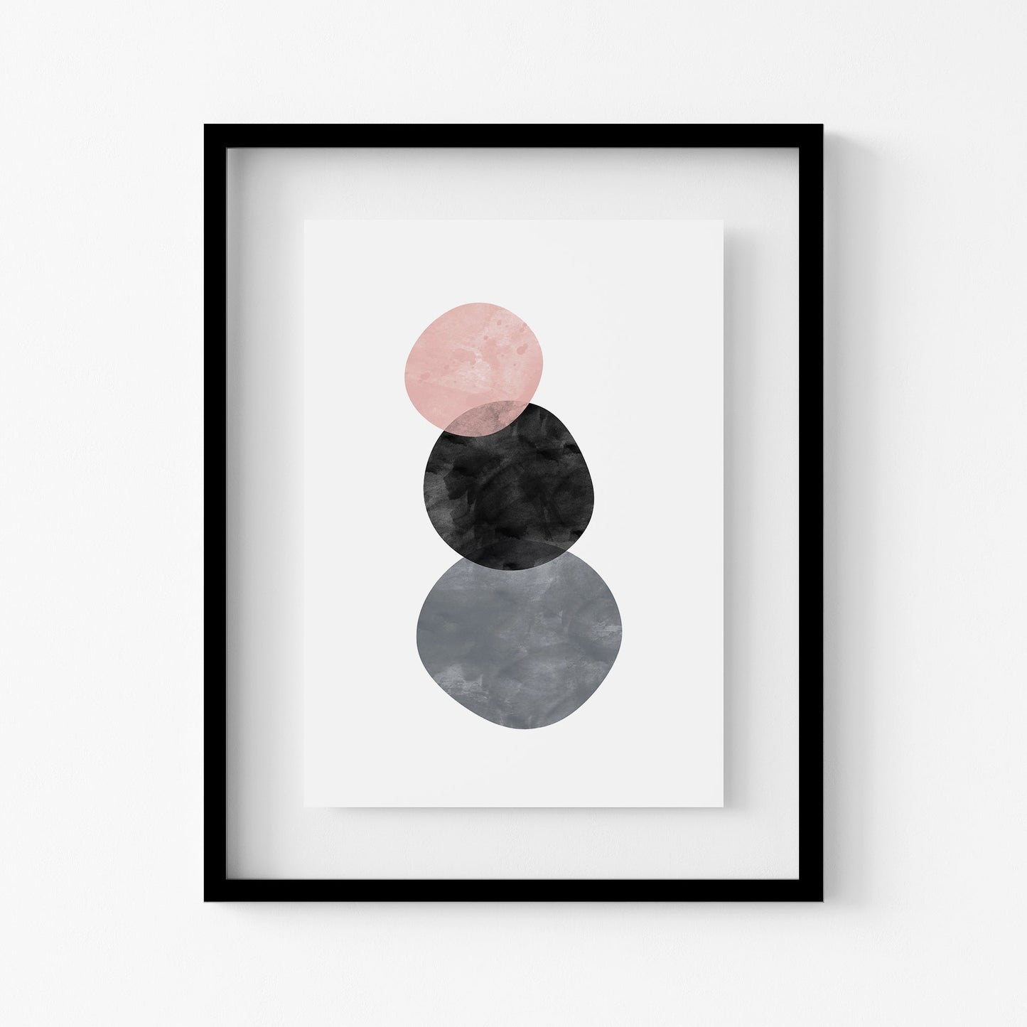 Abstract Circles Art Print | Home Decor | Kitchen + Metal