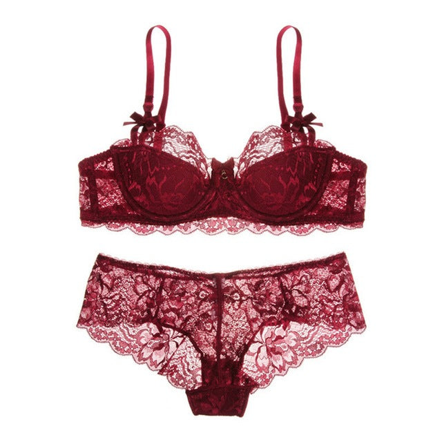 Sexy Lace Red Christmas Underwear New Year
