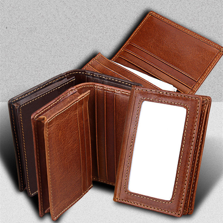 Leather RFID Anti-theft Card Holder