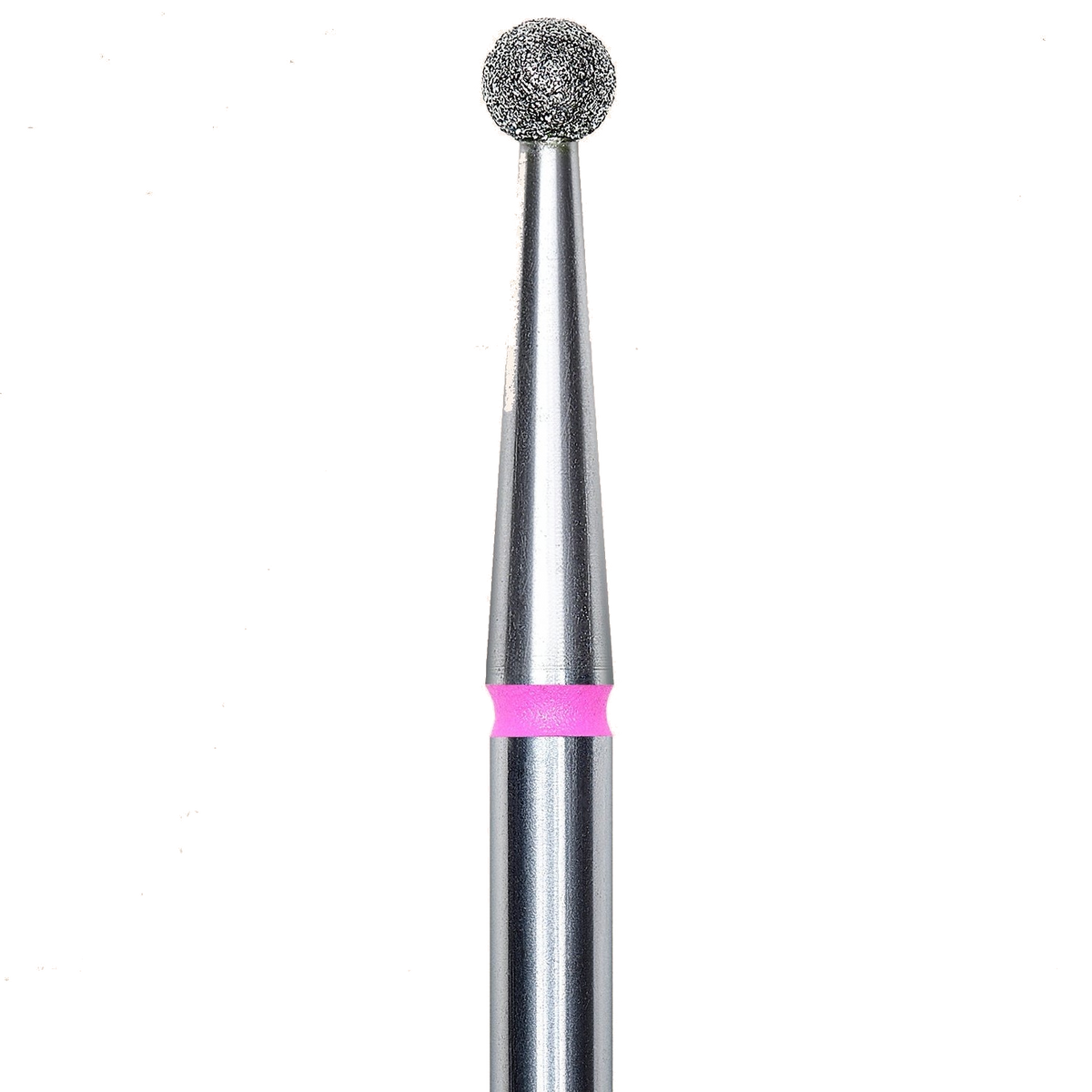 DIAMOND NAIL DRILL BIT, "BALL", RED, HEAD DIAMETER 2.7MM (FA01R027) - STALEKS™