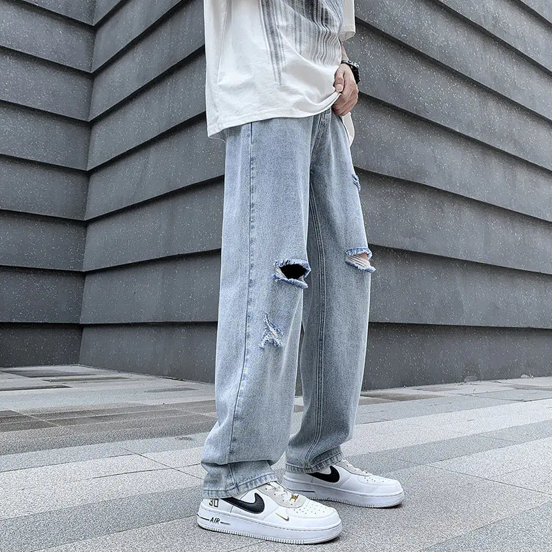 Style Loft Collection Cut For Time Denim Wide Leg Jeans