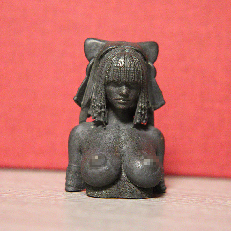 Body Art Busty Beauty Nude Brass Ornament
