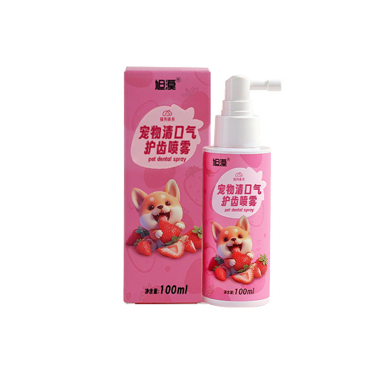 Pet Oral Hygiene Spray Breath-freshening Mist