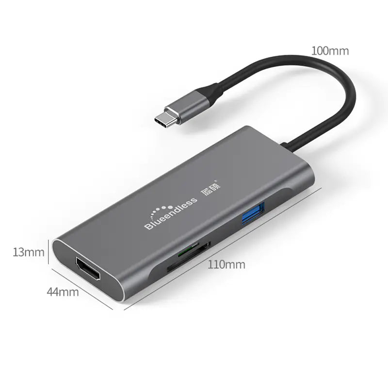 Style Loft Collection StyleTech 7 Port Multifunctional Type-C, USB, HDMI Hub