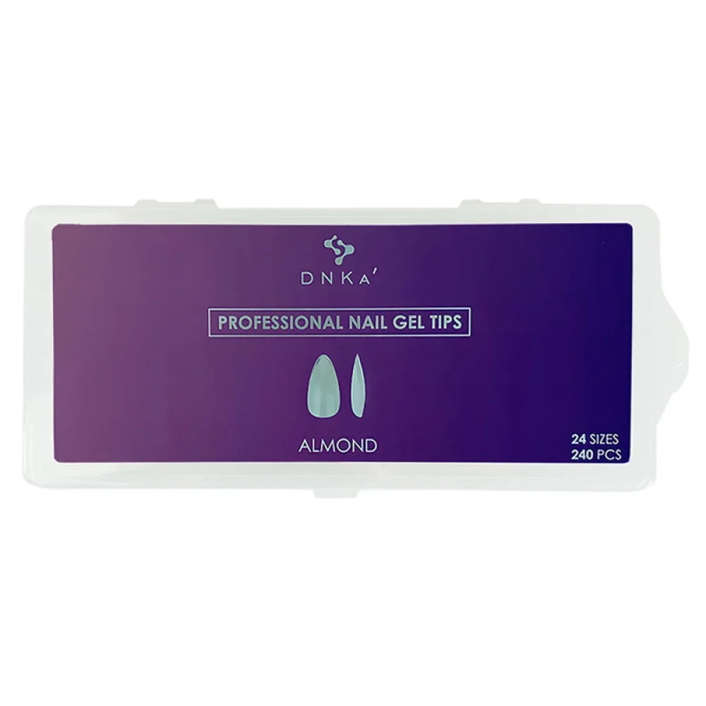 DNKa - Professional Nail Gel Tips Almond, 240pcs