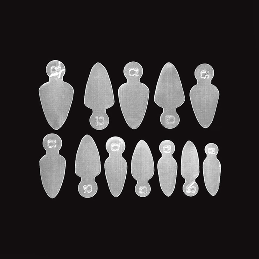 DNKa - Professional Nail Molds #0002, 36pcs