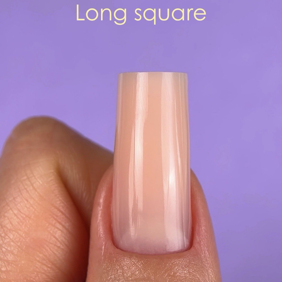 DNKa - Top Nail Forms Long Square, 120pcs
