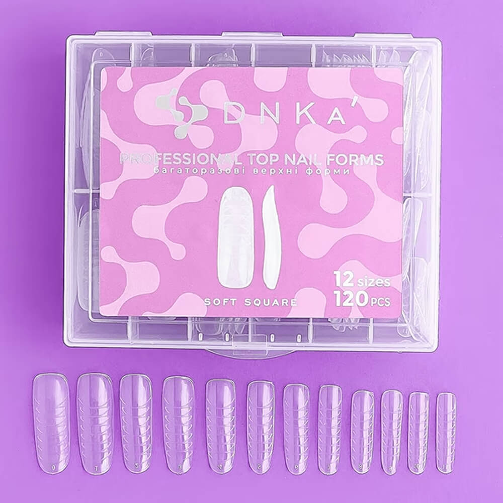 DNKa - Top Nail Forms Soft Square, 120pcs