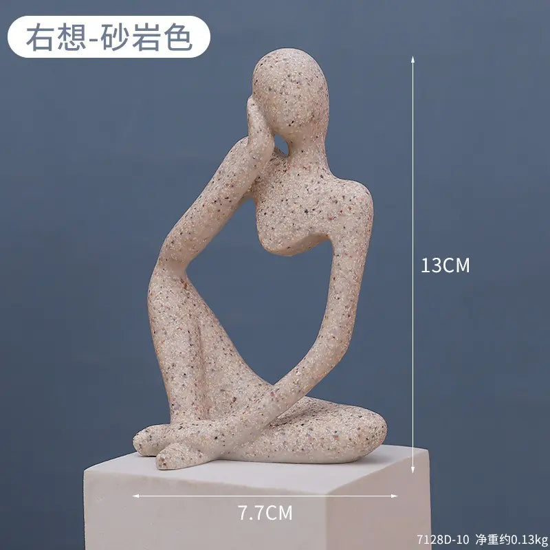 Style Loft Collection Abstract Art Thinking Figurine