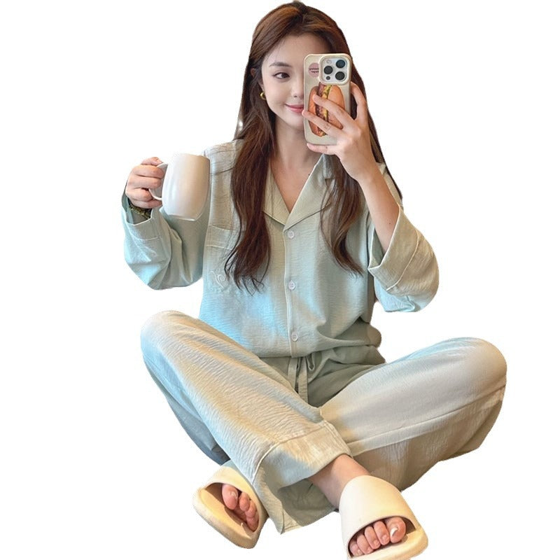 V Couple Pajamas Men's And Women's Leisure Wear