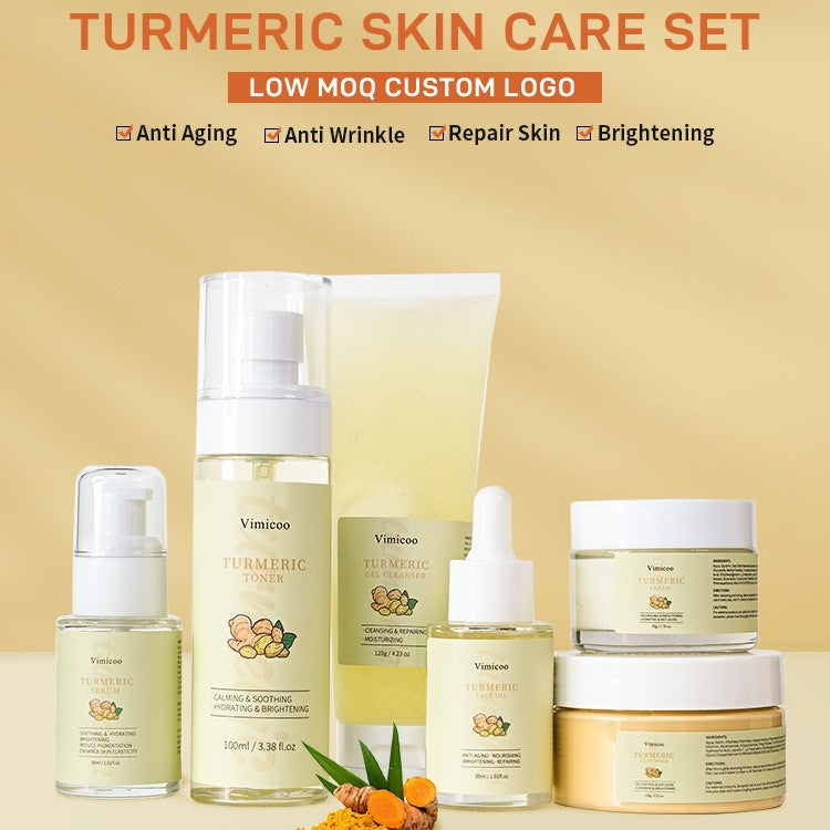 Turmeric Powder Facial Care Ginger Yellow Skin Care Set