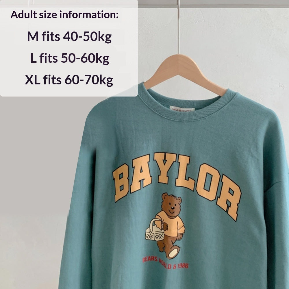 Autumn And Winter Parent-child Pet Clothing Dog Clothes And Supplies Fleece-lined
