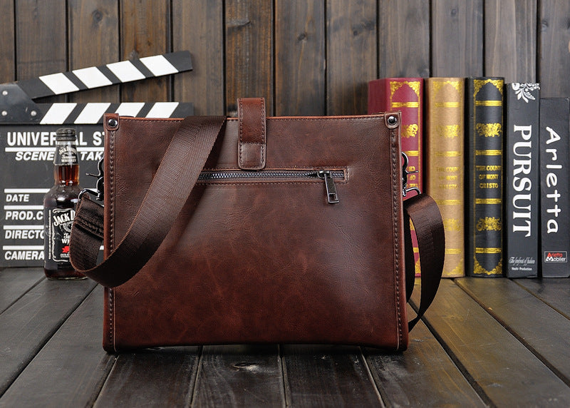 Men's Korean-Style Retro Shoulder Bag