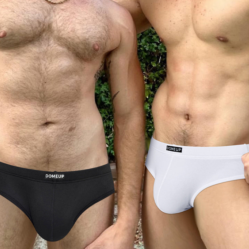 Men's Underwear Breathable Plus Size Solid Color Low Waist