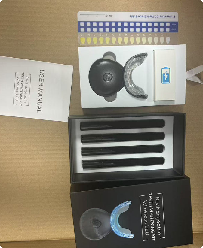 Teeth Whitening Kit, Charging Kit, Dental Instrument Kit, Wireless Light Kit