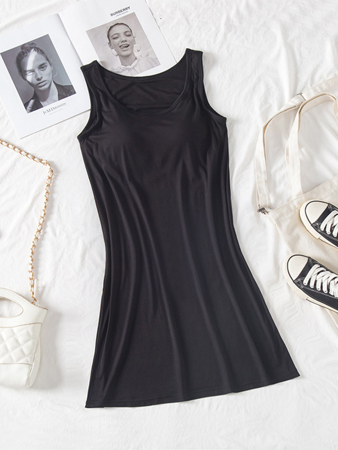 Breezy Tank Dress with Built-in Bra