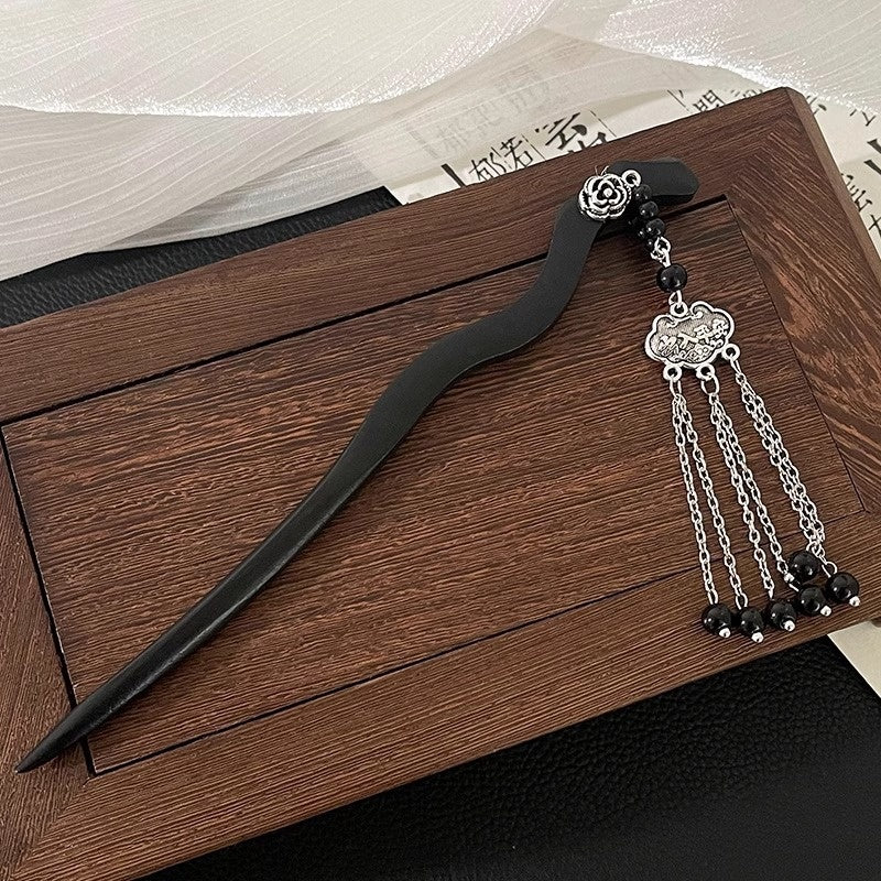 Dress Accessories Hairpin Headwear Antique Style Plate Hairpin