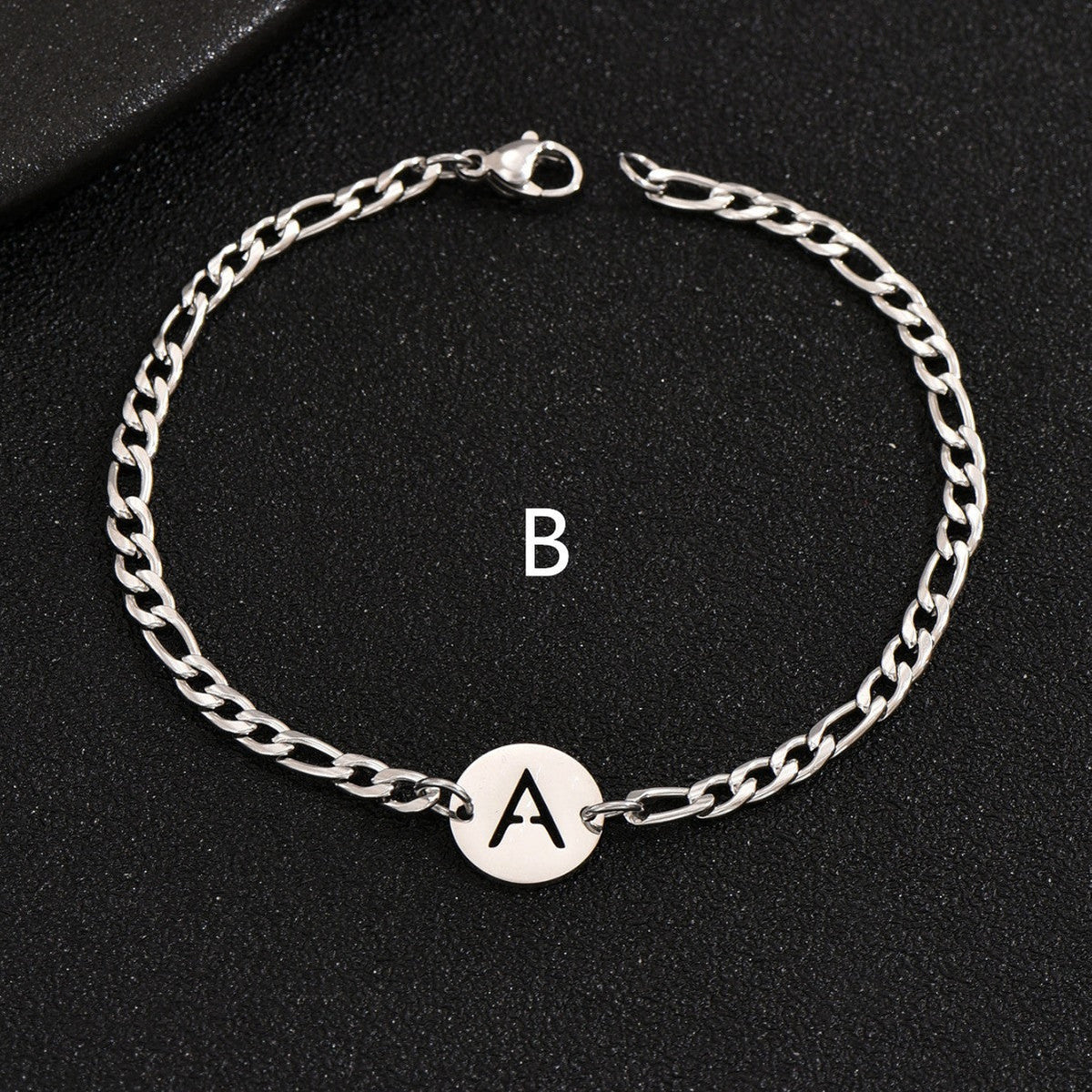 Letter Titanium Steel Bracelet