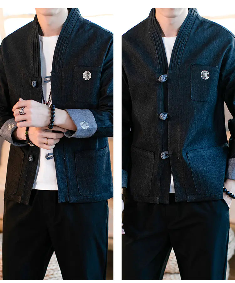Style Loft Collection Miyagi Denim Embroidered Jacket