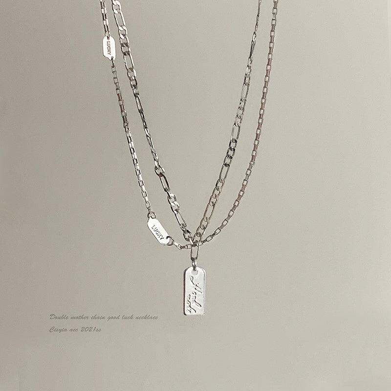 Double Layer Stacked Necklace