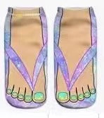 3D-printed Flip-flop Toe Socks