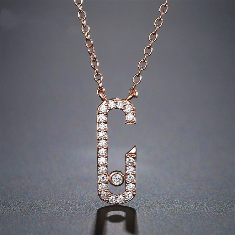 RAKOL Fashionable Simple Cubic Zirconia Jewelry Pendant Women Necklace Girl's Party Dress Accessories Anniversary Gift NL20689