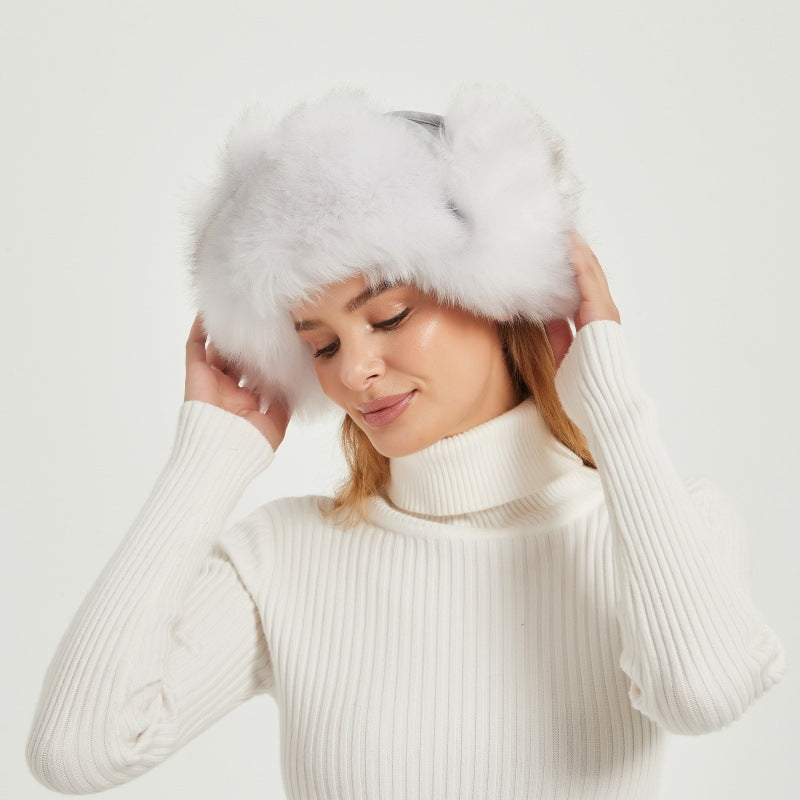 Fur Warm Fox-fur Hat European And American Style