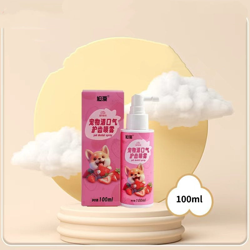 Pet Oral Hygiene Spray Breath-freshening Mist