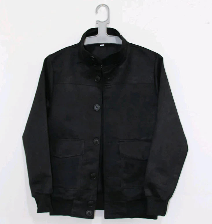 Style Loft Collection Hardin County Suede Button Up Jacket