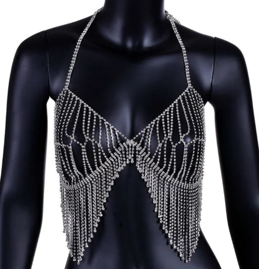 Style Loft Collection Rhinestone Tassel Body Jewelry