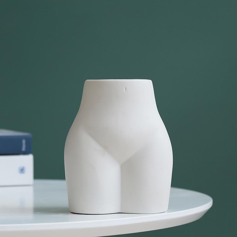 Half Body Abstract Art Vase Ornaments