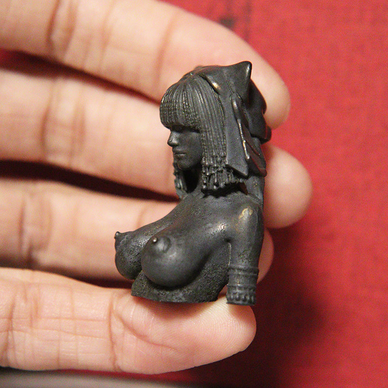 Body Art Busty Beauty Nude Brass Ornament