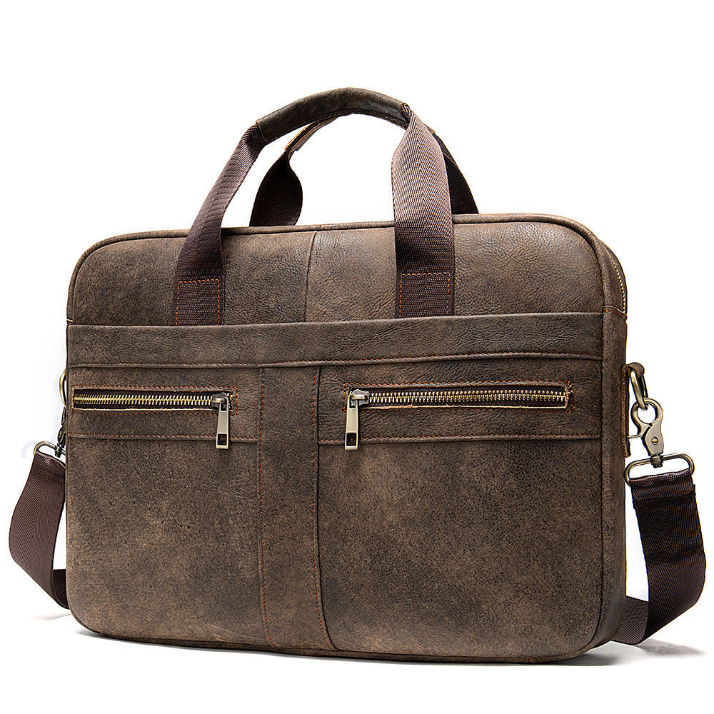 Men's Leather Business Briefcase