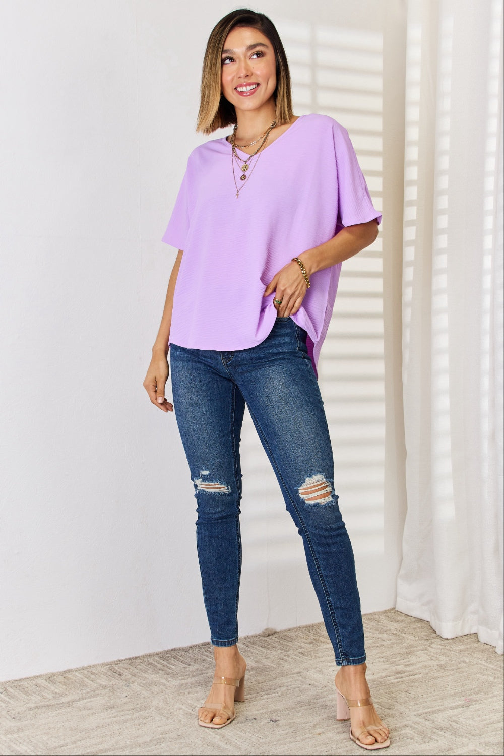 Textured Crewneck Tee