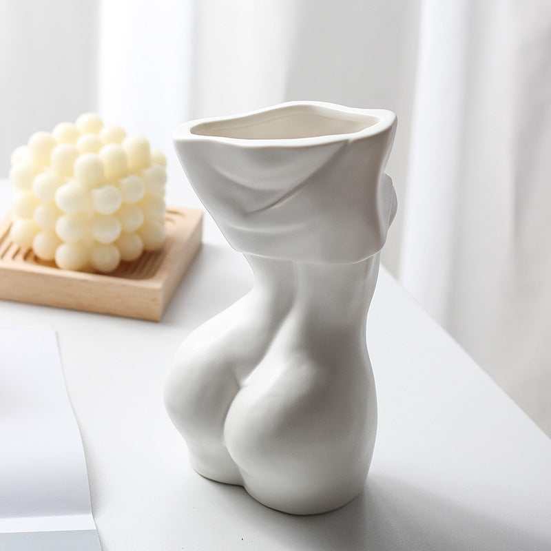 Decorative Utensils, Artist's Home, Living Room, Flower Arrangement, Female Body Art, Vase